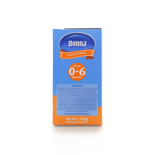 Bonna sales infant formula