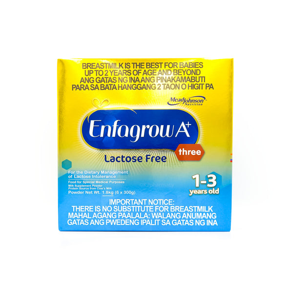Enfagrow A+ Three Lactose Free 1-3yrs old