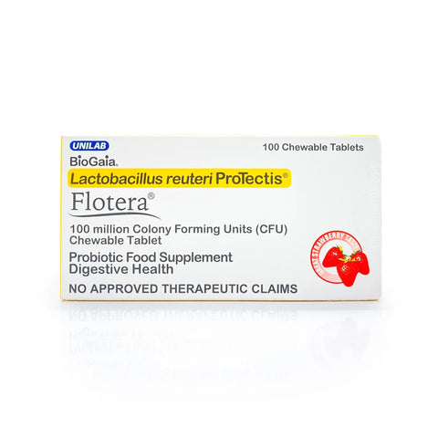 Flotera® BioGaia® Lactobacillus reuteri ProTectis® Chewable Tablets (Blister of 10s) UNILAB INC. United Laboratories, Incorporated