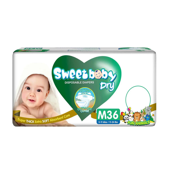 Sweetbaby® Dry Medium Diapers 36s
