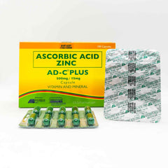 AD-C® Plus Ascorbic Acid Zinc 500mg Capsule