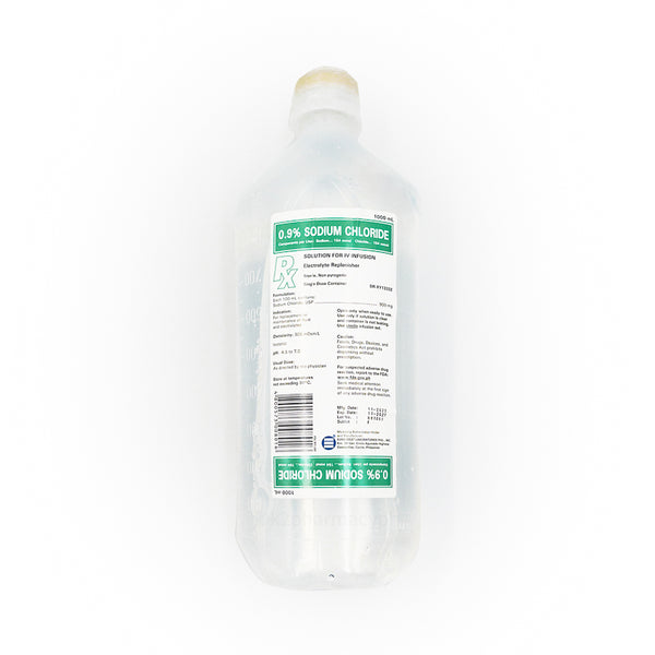 Euro-Med® 0.9% Sodium Chloride Solution for IV Infusion 1000mL