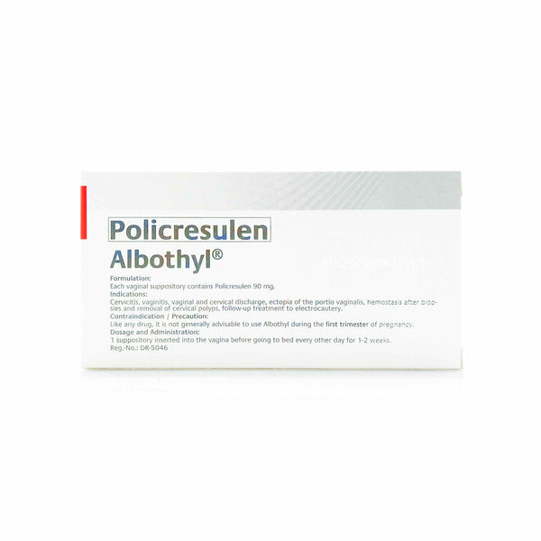 Albothyl® 90mg Suppository