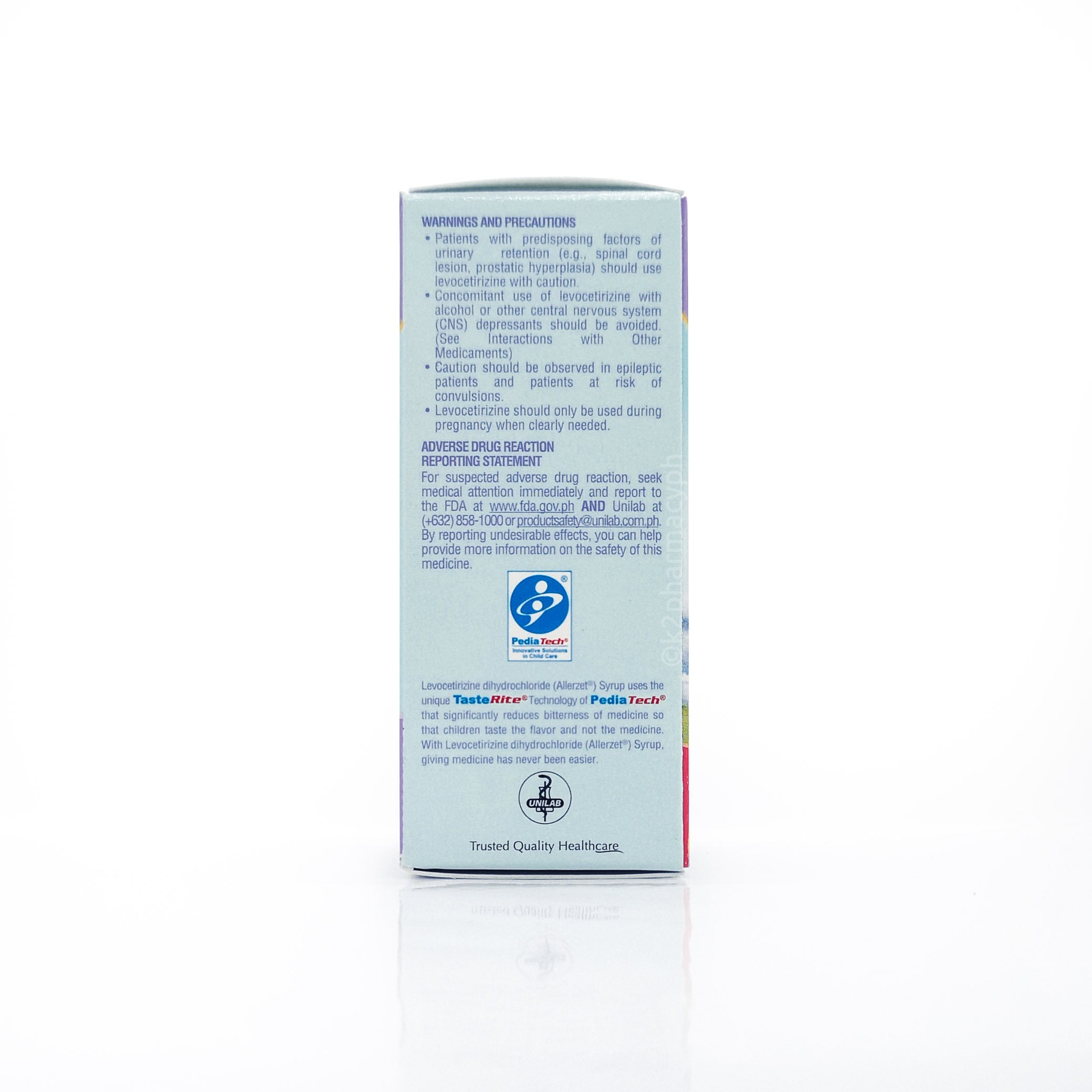 Allerzet ® 2.5 mg / 5 mL Syrup