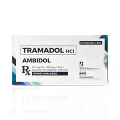 Ambidol Tramadol HCI (100mg/2mL) Solution for Injection (I.M./I.V.) Ampoules