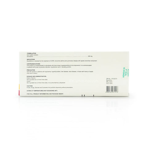 Ansimar Doxofylline 200mg Tablets