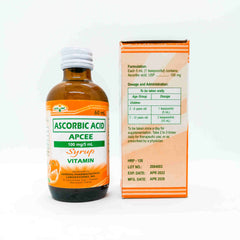 Apcee Kid's Ascorbic Acid 100mg/5mL Orange Syrup 60mL