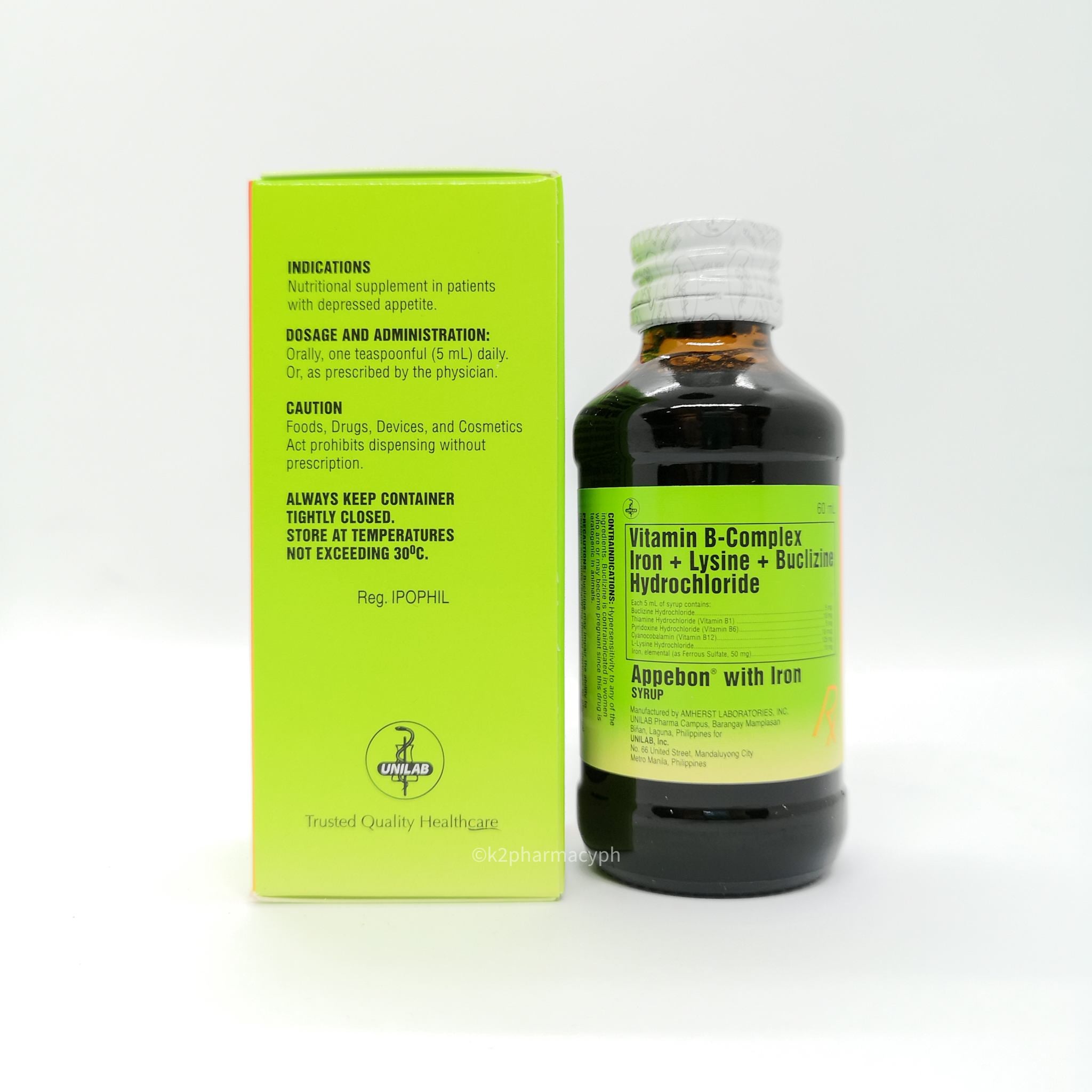 Appebos Appebon® with Iron Syrup 60mL