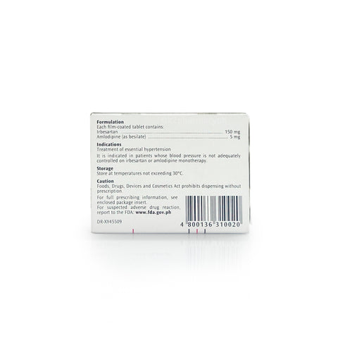 Aprovasc® 150mg/5mg Film-coated Tablet