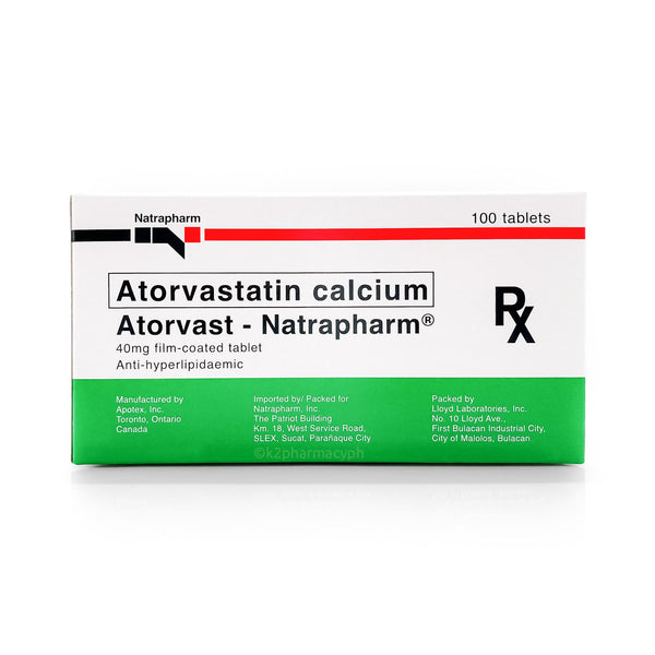 Atorvast-Natrapharm® 40mg Tablets