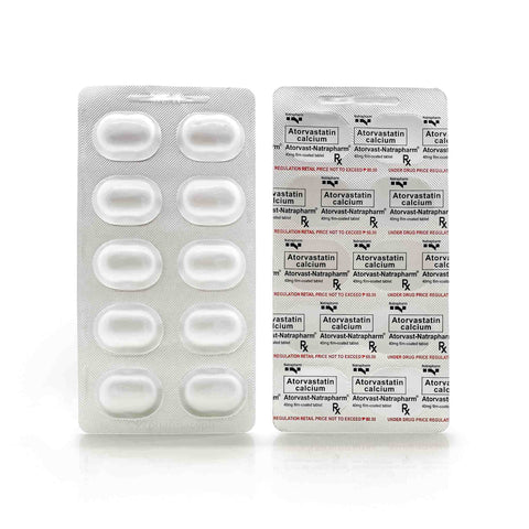 Atorvast-Natrapharm® 40mg Tablets