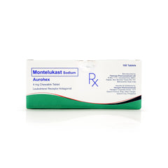 Aurohex Montelukast Sodium 4mg Chewable Tablet