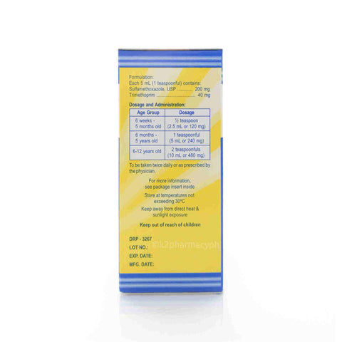 Bactrex Cotrimoxazole 200mg/40mg Suspension 60mL