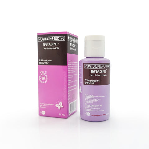 Betadine® 7.5% Solution Antiseptic Feminine Wash 50 mL