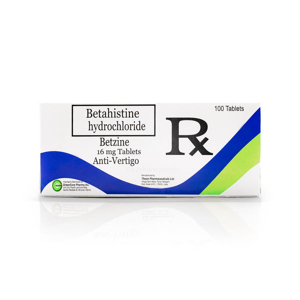 Betzine Betahistine HCI 16mg Tablets
