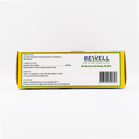 Bewell-C Sodium Ascorbate 500mg Capsule