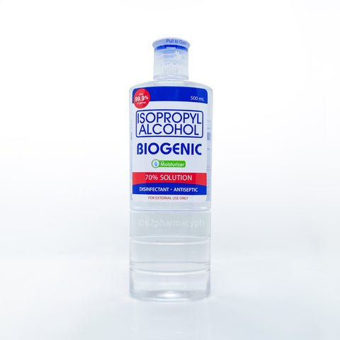 Biogenic 70% Solution Isopropyl Alcohol with Moisturizer 50ml-500ml