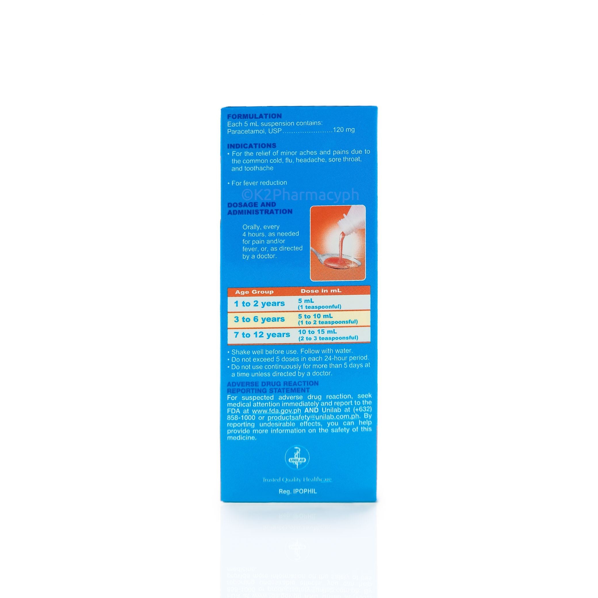 Biogesic® Suspension for Kids 60mL