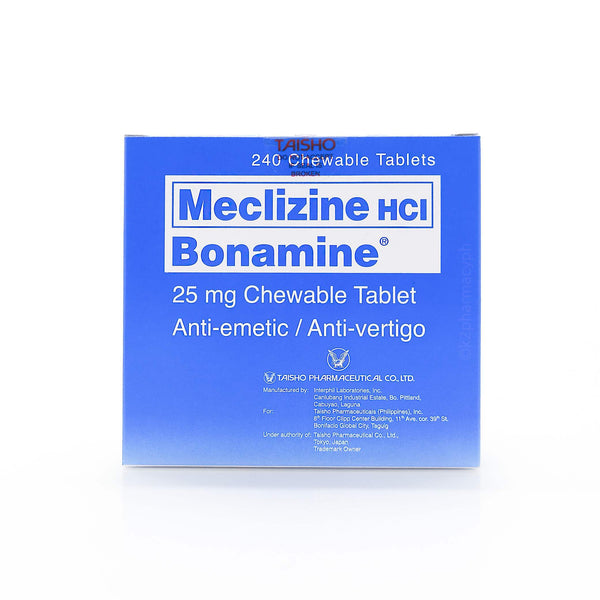 Bonamine® 25mg Chewable Tablets for Aduts