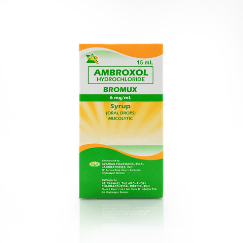 Bromux Ambroxol Hydrochloride 6mg/mL Oral Drops 15mL