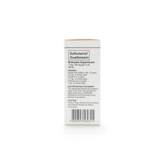 Broncaire Expectorant Salbutamol Guaifenesin 1mg / 50mg per 5 mL Syrup 60mL