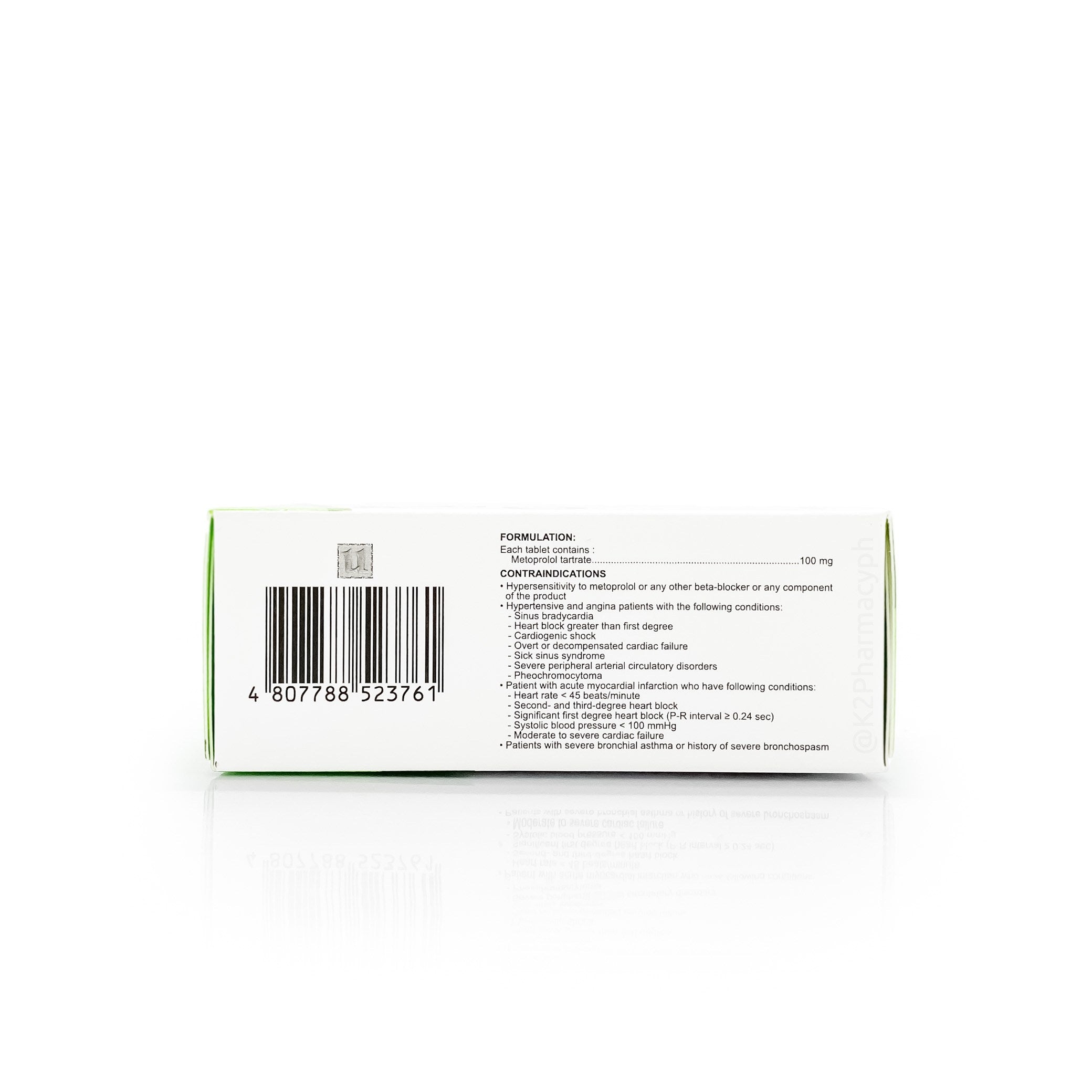 Cardiosel® 100mg Tablets