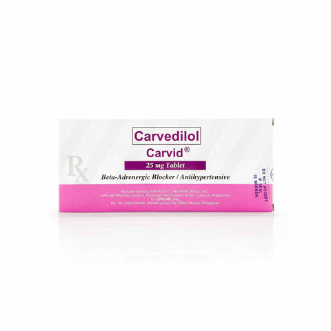 Carvid® 25mg Tablets
