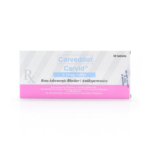 Carvid® 6.25mg Tablets