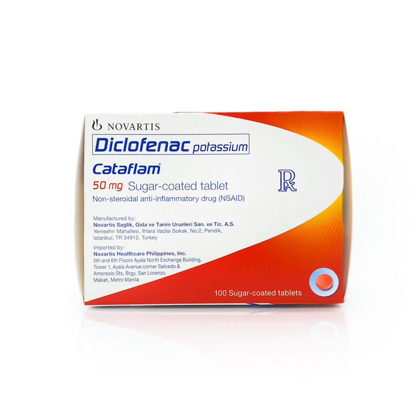 Cataflam Diclofenac Potassium Tablet 50mg Sugar coated cataflam-diclofenac-potassium-tablet-50mg-sugar-coated