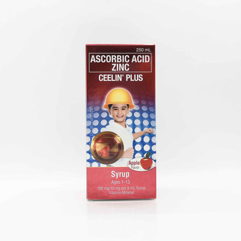 Ceelin® Plus Syrup Apple Flavor 250mL