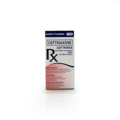 Ceftrirex Ceftriaxone  1g Powder for Injection (IM/IV) 1 Vial