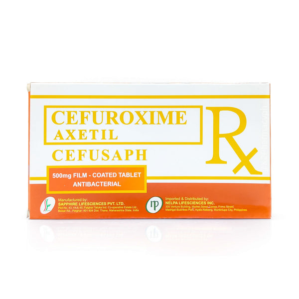 Cefusaph Cefuroxime Axetil 500mg Film-Coated Tablet