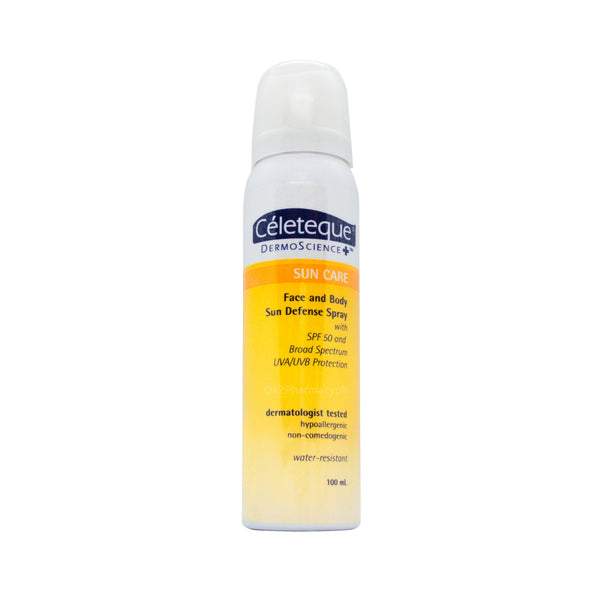 Celeteque® Sun Care Face and Body Sun Defense Spray 100mL