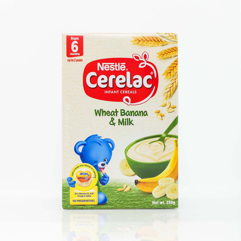 Cerelac® Infant Cereal Wheat Banana & Milk Flavor 250g