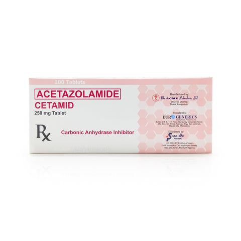 Cetamid Acetazolamide 250mg Tablet