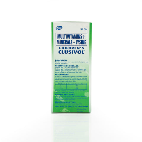 Children's Clusivol® Syrup 60mL