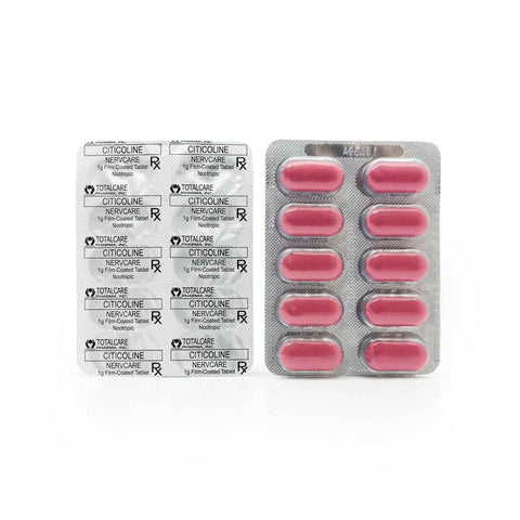 Citicoline Nervcare 1g Film-Coated Tablet