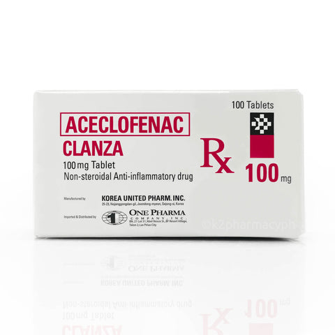 Clanza Aceclofenac
100mg Tablets