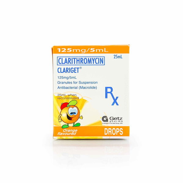 Clariget® Granules for Suspension 125mg/5mL Clarithromycin