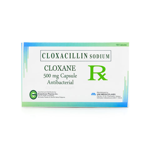 Cloxane Cloxacillin Sodium 500mg Capsule