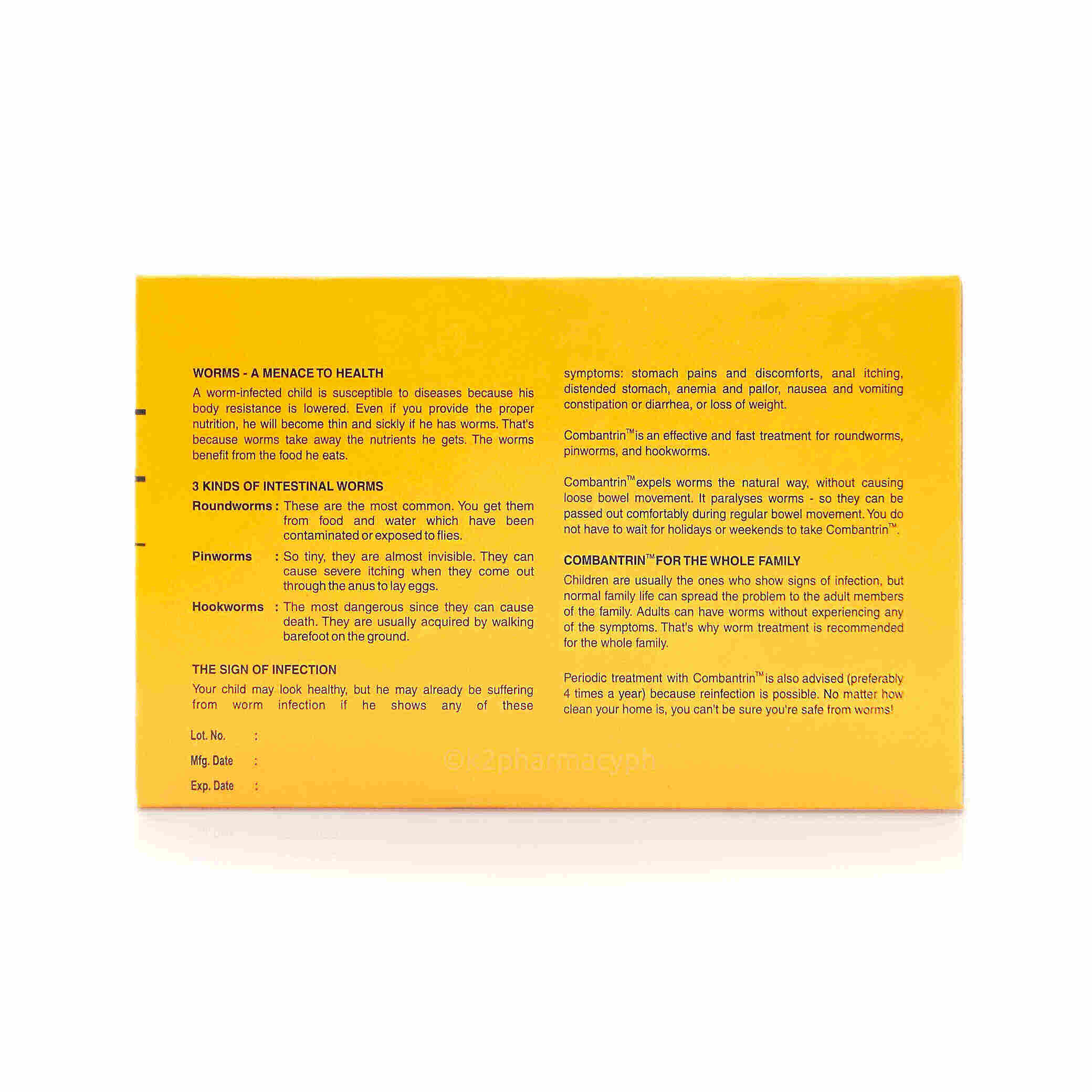Combitrin Combantrin™ 125mg Tablets