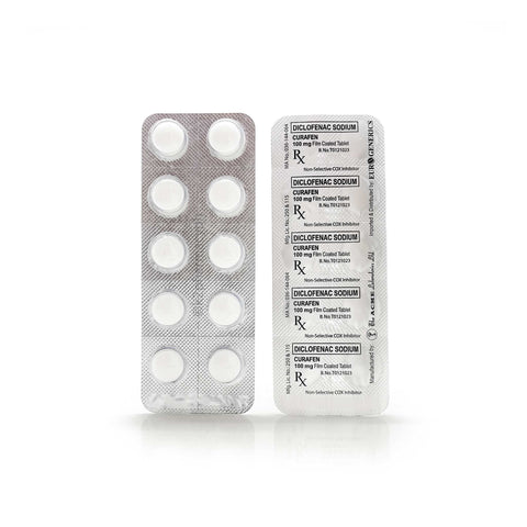 Curafen Diclofenac Sodium 100mg Tablets