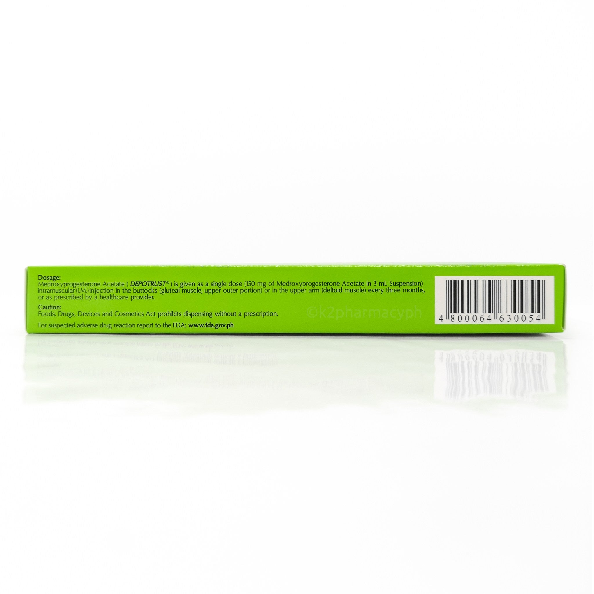 Depotrust Injectable Side Effect Depotrust® 50mg/ml Suspension for Injection Vial 3 mL