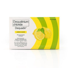 Dequadine 250mcg Lozenge Lemon