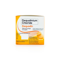 Dequadine 250mcg Lozenge Orange