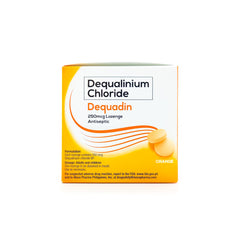 Dequadine 250mcg Lozenge Orange