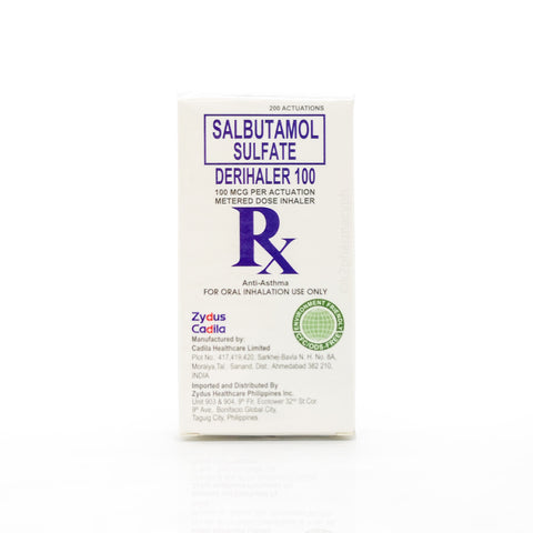 Derihaler 100 Salbutamol Sulfate 
200 Actuation