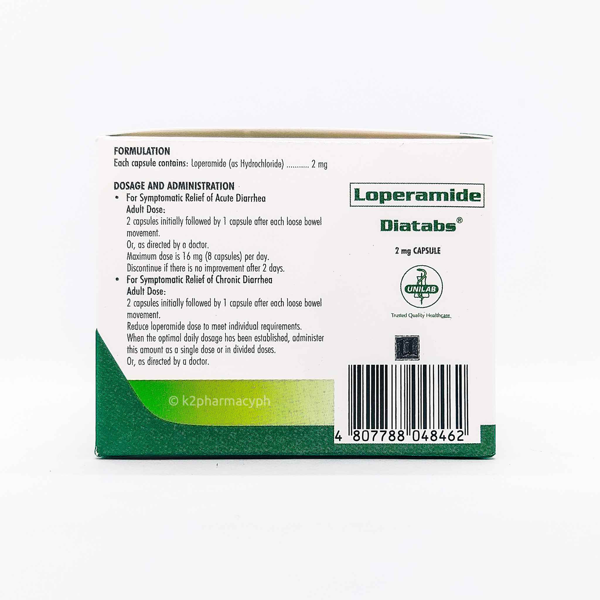 Urease Diatabs Diatabs® 2mg Capsule