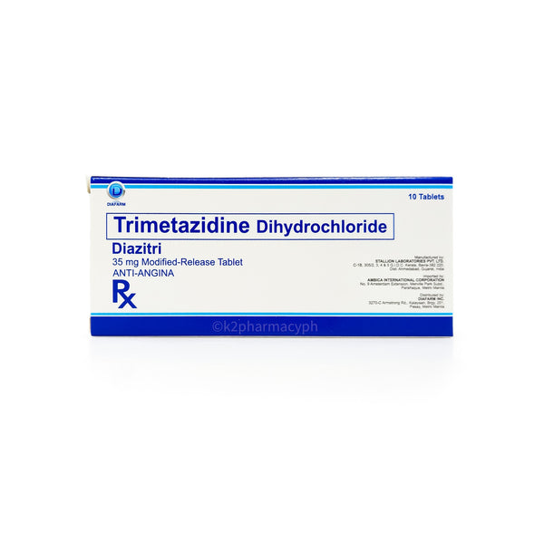 Diazitri Trimetazidine Dihydrochloride 35mg Modified-Released Tablet