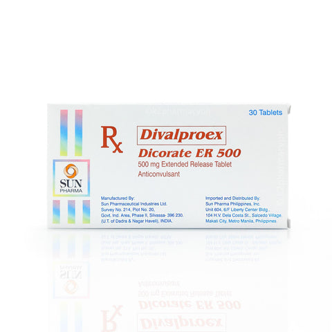 Dicorate ER 500 Divalproex 500mg Tablets